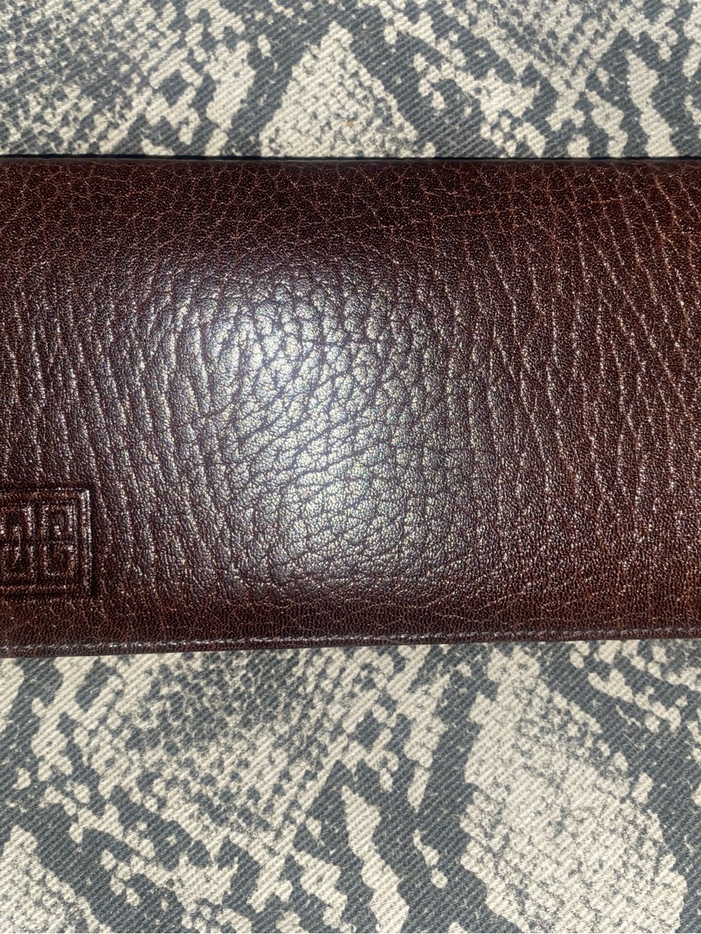 Givenchy Brown Leather Long Wallet